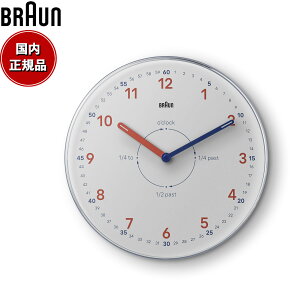 �y�X���|�C���g�ő�54�{�I�{������I�zBRAUN �u���E�� �E�H�[���N���b�N BC26TW �A�i���O �|�����v Wall Clock 230mm �^�C���e�B�[�`���[ Time Teacher �z���C�g�y2025 �V��z