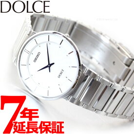 【店内ポイント最大65倍！マラソン限定！】セイコー ドルチェ＆エクセリーヌ SACK015 腕時計 メンズ SEIKO DOLCE＆EXCELINE ペア ホワイト