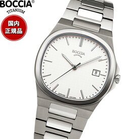 【店内ポイント最大39倍！5月30日！】ボッチア チタニウム BOCCIA TITANIUM 腕時計 メンズ Slim Collection 3657-01
