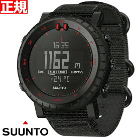 【店内ポイント最大65倍！マラソン限定！】スント コア SUUNTO CORE SS023158000 腕時計 ブラックレッド BLACK RED アウトドアウォッチ