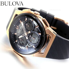 【店内ポイント最大59倍！マラソン限定！】【36回分割手数料無料！】ブローバ BULOVA 腕時計 メンズ カーブ プログレッシブスポーツ CURV Progressive Sports クロノグラフ 98A185