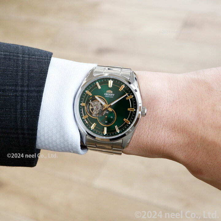 楽天市場】オリエント ORIENT コンテンポラリー セミスケルトン 腕時計 