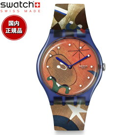 swatch スウォッチ 腕時計 メンズ レディース オリジナルズ ニュージェント バイオソース NEW GENT BIOSOURCED MIRO'S WOMEN ＆ BIRD IN THE MOONLIGHT SO29Z136【2024 新作】