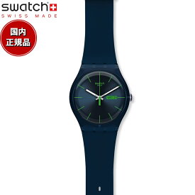 swatch スウォッチ 腕時計 メンズ レディース オリジナルズ ニュージェント ブルー・レーベル Originals New Gent BLUE REBEL SO29N704