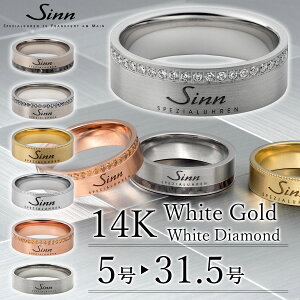 y60񕪊萔IzSinn Ring W O w zCgS[hK14 zCg_Ch0.184ct wACdグ F20505/60H15K14WGH