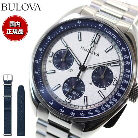 【店内ポイント最大44倍！4月20日！】【36回分割手数料無料！】ブローバ BULOVA 腕時計 メンズ アーカイブシリーズ Archive Series ルナ パイロット クロノグラフ Lunar Pilot Chronograph 98K112 替えバンド付き