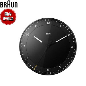 �y�X���|�C���g�ő�50�{�I�{������I�zBRAUN �u���E�� �E�H�[���N���b�N BC17B �A�i���O �|�����v Classic Wall Clock 300mm �u���b�N