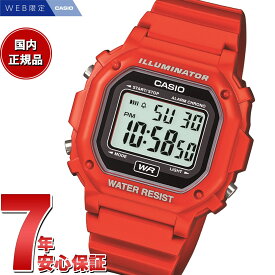 【店内ポイント最大44倍！4月20日！】スタンダード STANDARD カシオ CASIO オンライン限定モデル デジタル 腕時計 F-108WHC-4AJF レッド