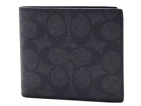 【コーチ紙袋付き ギフト包装無料】コーチ 財布 COACH メンズ財布 シグネチャー 二つ折り財布 コインケース付き CY406 QBMI5 【新作モデル】【コ−チ財布】【COACH財布】【ブランド サイフ ブランド財布】【楽ギフ_包装】