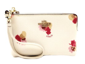 【訳あり ワケアリ特価品】コーチ COACH ポーチ フローラルプリント 花柄 リストレットポーチ 小物入れ F65307 IMCAH【COACH コーチ ポーチ】【楽ギフ_包装】【コンビニ受取対応商品】【あす楽】