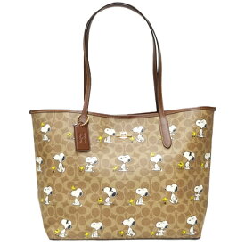 【コーチ 紙袋付き ギフト包装無料】コーチ COACH バッグ シグネチャー スヌーピー PEANUTS トートバッグ CBJ-89 IMY30【2025 新作 限定モデル・新品】【COACH コーチ 財布】【楽ギフ_包装】【コンビニ受取対応商品】【あす楽】