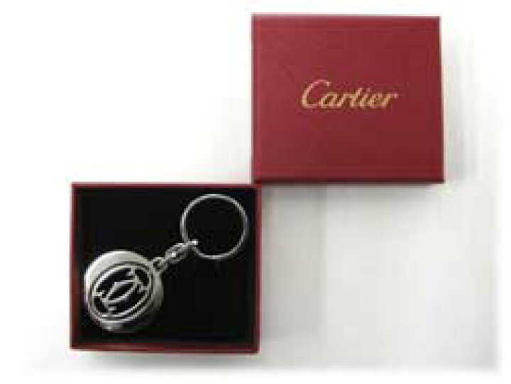 新品】Cartier カルティエ Double C デコール キーリング 箱付 メンズ 
