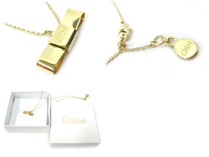楽天市場】CHLOE/クロエネックレス リボンモチーフ ネックレス 200529 