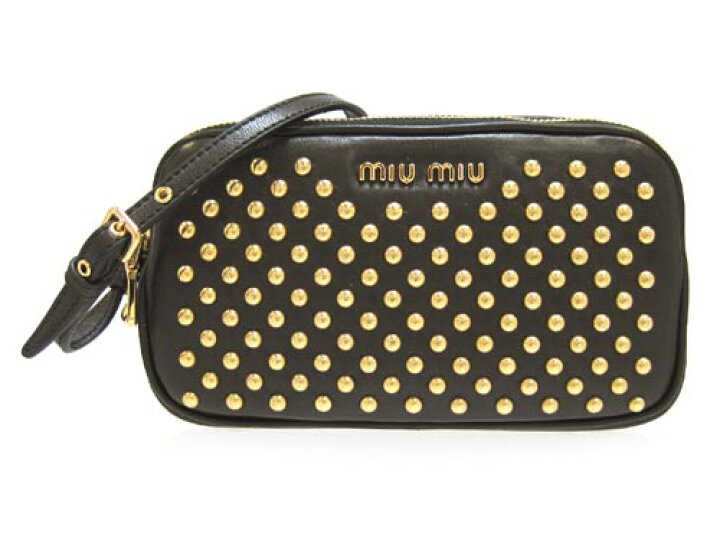 楽天市場】miu miuミュウミュウiPhoneケース/MIUMIU レザー スタッズ 