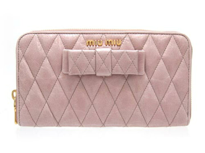 ミュウミュウ 財布 MIUMIU 長財布 ミュウミュウ 5M0506 VITELLO SHINE  