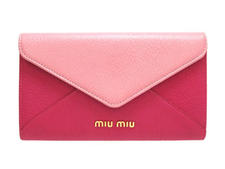楽天市場】ミュウミュウ 長財布 miumiu ミュウミュウ 長財布 マドラス 
