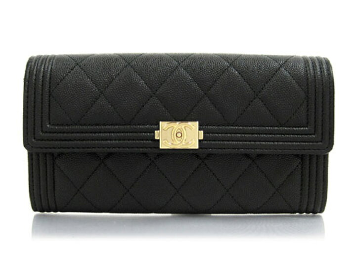 楽天市場】CHANEL シャネル 財布 フラップ 二つ折り長財布 A80286  