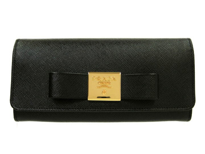 楽天市場】【新作モデル】プラダ 財布 PRADA サフィアーノ リボン 二