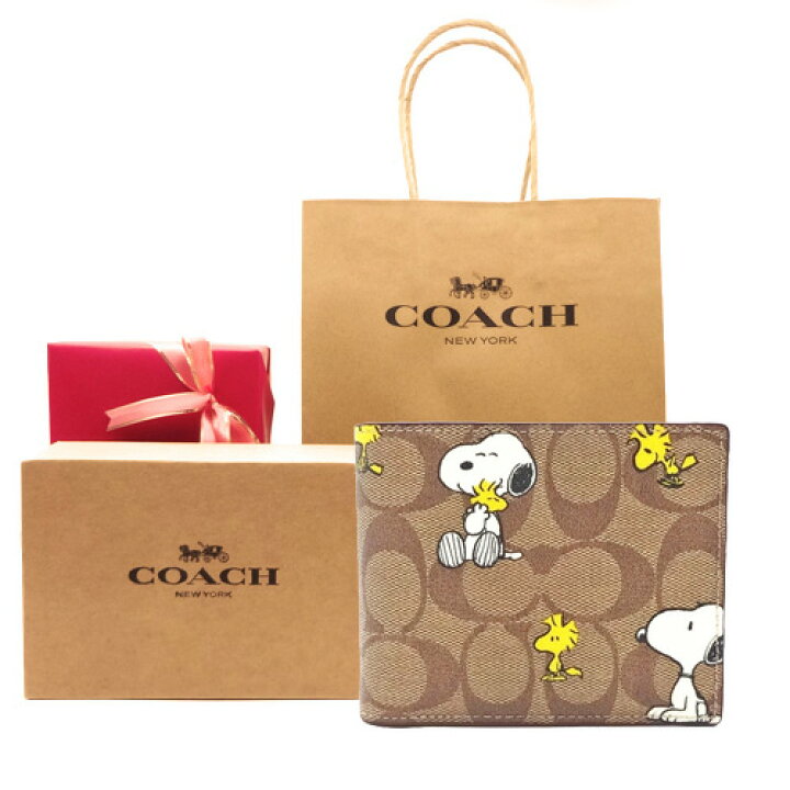 楽天市場】【コーチ箱 紙袋付き ギフト包装無料】コーチ COACH 財布 