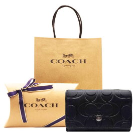 【コーチ 紙袋付き ギフト包装無料】COACHコーチ キーケース シグネチャー カーフレザー CX-143 QB/BK ブラック【COACH コーチ】【ブランド キーケース】【新作モデル・新品】【楽ギフ_包装】【コンビニ受取対応商品】