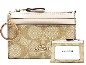 【コーチ 紙袋付き ギフト包装無料】COACH コーチ コインケース パスケース 小銭 定期 シグネチャー 88208 IMDQC【新作モデル・新品】【楽ギフ_包装】【コンビニ受取対応商品】