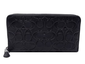 【コーチ箱 紙袋付き ギフト包装無料】コーチ 財布 COACH メンズ 長財布 シグネチャー レザー ラウンドファスナー長財布 CE-551 QB/BK ブランド サイフ【新作人気モデル】 コ−チ財布 COACH財布 【コ−チ サイフ】【楽ギフ_包装】【送料無料】【コンビニ受取対応商品】