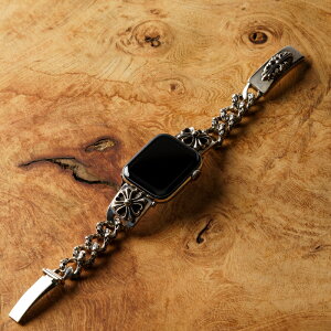 �A�b�v���E�I�b�` Apple Watch �o���h �V���o�[925 �����x���g 46mm 45mm 44mm Series10�`4 �����J�X�^�� �M�t�g
