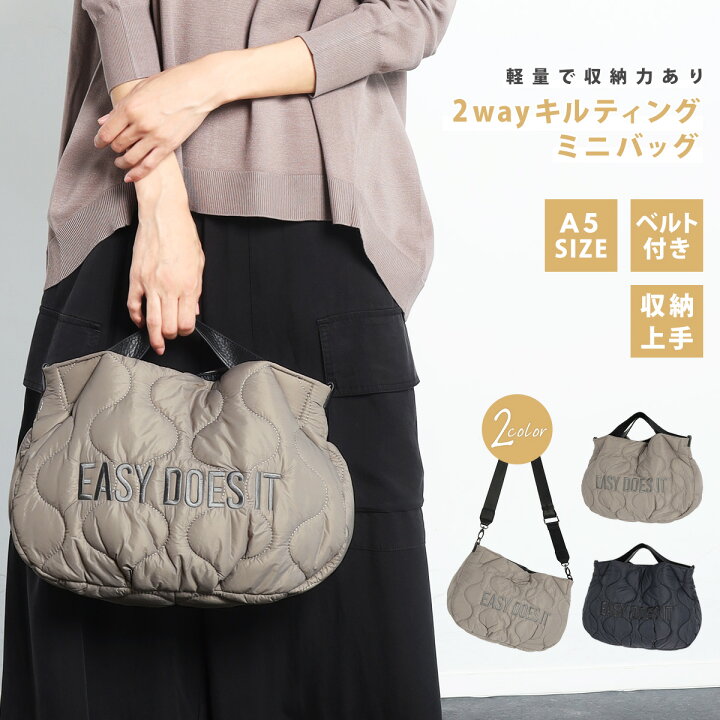 楽天市場】nouer 2wayキルティングミニバッグ カバン 鞄 小物  