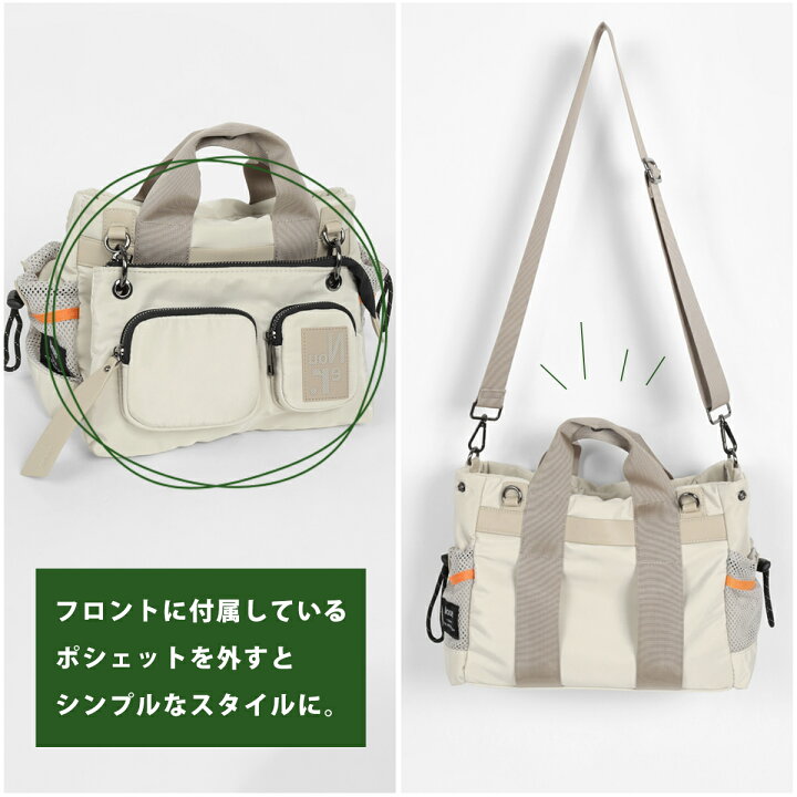 楽天市場】nouer マルチウェイポケットデザインミニBAG ハンドバッグ 