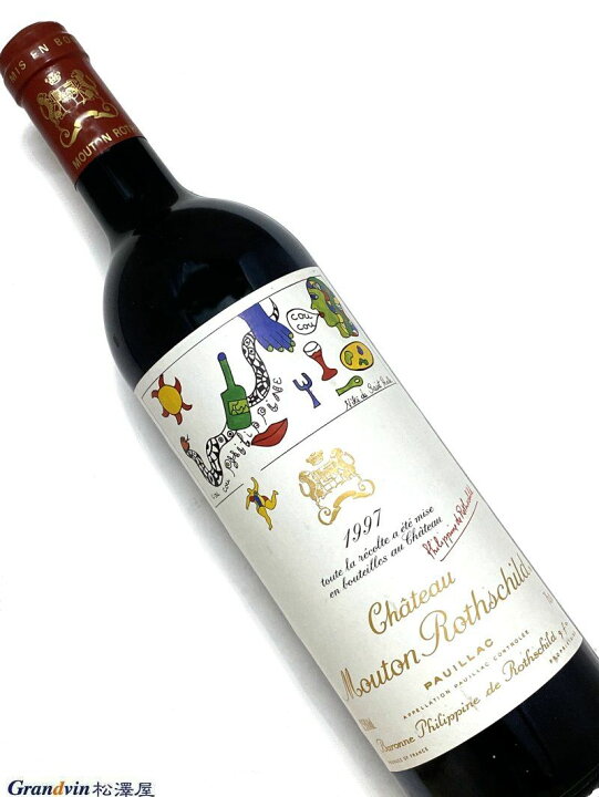 楽天市場】1997年 シャトー ムートン ロートシルト 750ml フランス 