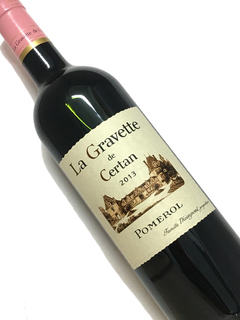 2013年 ラ グラヴェット ド セルタン 750ml フランス ボルドー 赤ワイン