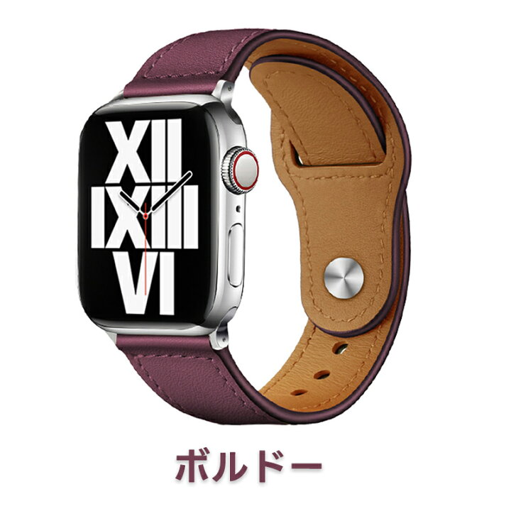 楽天市場】アップルウォッチ バンド 革 38 40 41 42 44 45 49 mm 