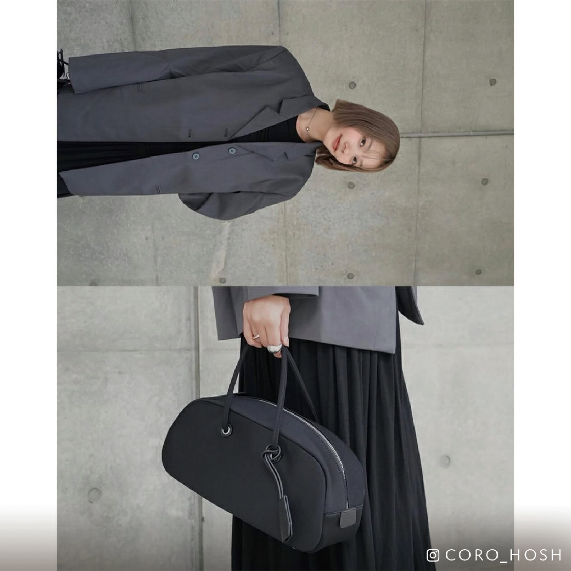 秋服 トレンド ファッション バッグ ハンドバッグ  コーデ EDITA エディータ インフルエンサー 大人バッグ