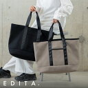 【2点目20%OFFクーポン】 トートバッグ 大きめ 旅行バッグ マザーズバッグ レディース メンズ 軽量 軽い 大容量 ファスナー付き 肩掛け 一泊 二泊 1泊2日 2泊3日 出産バッグ 入院 陣痛 おしゃれ ブランド 洗える ネオプレン 人気 エディータ EDITA edt-007