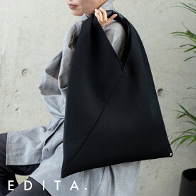 【15%OFFクーポン】 トートバッグ トライアングル トート バッグ 三角バッグ 三角トート レディース 通勤バッグ 仕事 肩掛け 大容量 マザーズバッグ 軽量 軽い 折りたたみ 大人可愛い おしゃれ ブランド 洗える ネオプレン 人気 エディータ EDITA edt-009