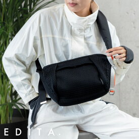 【楽天1位◆100回達成】【最大30%OFFクーポン】 ショルダーバッグ 軽量 軽い レディース メンズ ボディバッグ マザーズバッグ A4対応 ノートPC収納 大きめ 小さめ 大容量 肩掛け 斜めがけ 洗濯機で洗える メッシュバッグ おしゃれ ブランド 人気 エディータ EDITA edt-120