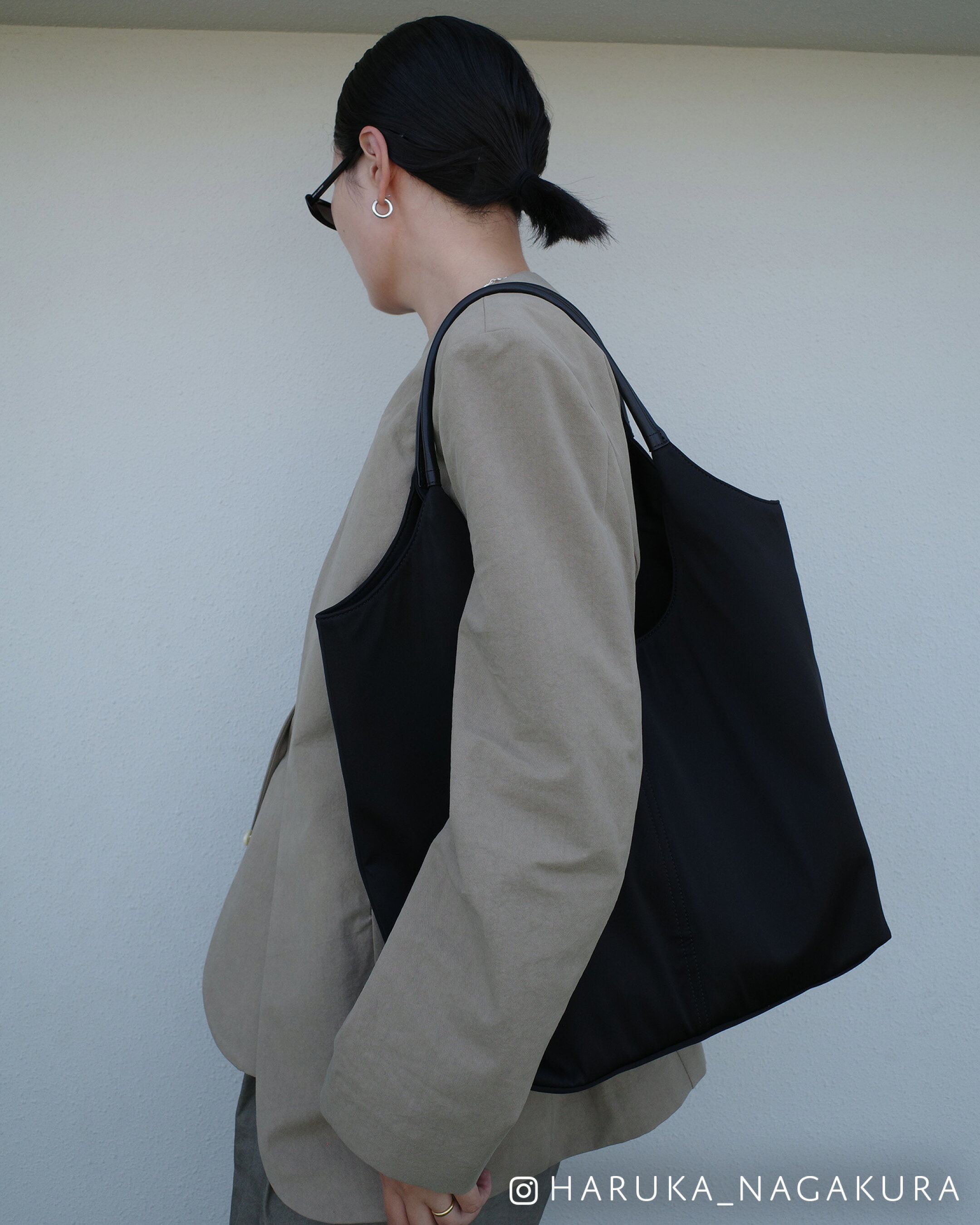 秋服 トレンド ファッション バッグ トートバッグ 通勤 コーデ EDITA エディータ インフルエンサー 大人コーデ　おしゃれ　A4トート