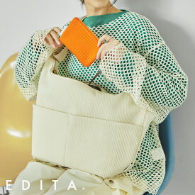 【楽天1位】【LINE友達5%OFF】 池田真子 × エディータ EDITA ショルダーバッグ レディース 仕切り バッグ ショルダー ボディバッグ きれいめ 肩掛け 斜めがけ 収納 A4対応 ノートPC収納 大容量 大きめ マザーズバッグ 洗濯機で洗える 人気 おしゃれ ブランド edt-172
