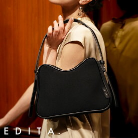 【SALE/57%OFF】【LINE友達5%OFF】 ハンドバッグ レディース 小さめ 黒 ブラック 軽量 軽い きれいめ ショルダーバッグ ワンハンドル カジュアル 大人可愛い かわいい 韓国 肩掛け 個性的 グリーン おしゃれ ブランド ネオプレン 人気 エディータ EDITA edt-181