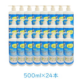 日本製 除菌ジェル 500ml 24個セット コスメインターナショナル ハンドジェルDX アルコール エタノール 銀イオン 除菌 [120]