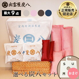 【レビュープレゼント】炭八 選べる炭八セット 4種類の組み合わせ 除湿剤 消臭剤 繰り返し使える 大袋 湿気 室内用 半永久 グラニーレ 小袋 乾燥材 脱臭 出雲屋 公式サイト 炭八出雲 正規店 セール