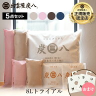 炭八 8L トライアルセット 5点 ホルダー2点おまけ お試し 出雲屋炭八 除湿剤 消臭 調湿剤 湿気 脱臭剤 玄…