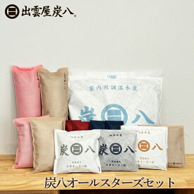 炭八 オールスターズセット ＜室内1・押入1・タンス1・小袋各種1・ミニ1＞ 湿気取り 出雲屋炭八 出雲カーボン 除湿 消臭 調湿 防臭 テレ東マート 公式サイト