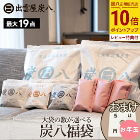 【最大111円割引★お買物マラソンクーポン配布中】炭八 福袋 2025 大袋の数が選べる！炭八福袋 炭八 大袋 棒タイプ タンス用 小袋 靴用 湿気 梅雨 消臭 脱臭 臭い取り靴箱 下駄箱 車内 室内 テレ東マート 湿気取り 結露対策 すみはち 公式サイト