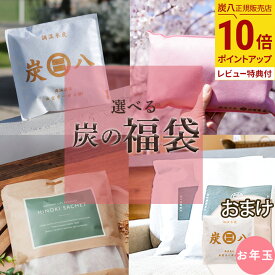 【最大111円割引★お買物マラソンクーポン配布中】炭八 福袋 3種類から選べる炭の福袋 除湿 湿気 結露 3L 4L タンス スマート小袋 スミコロ クローゼットホルダー 靴 湿気取り 2025 - 2026 公式サイト