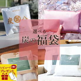 【レビューで選べるプレゼント】炭八 福袋 2025年 3種類から選べる炭の福袋 除湿 湿気 結露 3L 4L タンス スマート小袋 スミコロ クローゼットホルダー 靴 湿気取り 2024 - 2025