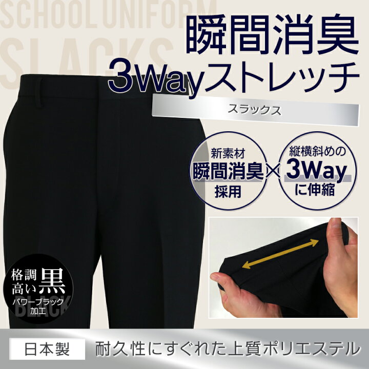 楽天市場】学生服 ズボン 2枚 セット スクールタイガー ポリエステル 