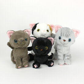 【サンレモン キトン ねこ】 ぬいぐるみ 1歳 2歳 3歳 4歳 5歳 6歳 男 女 子供 大人 お祝い 誕生日 クリスマス ギフト プレゼント ぬい撮り 知育 おしゃれ おすすめ 小さい ふわふわ 癒し かわいい アメリカンショートヘア アメショー 黒猫 ロシアンブルー ミケ 猫 グッズ