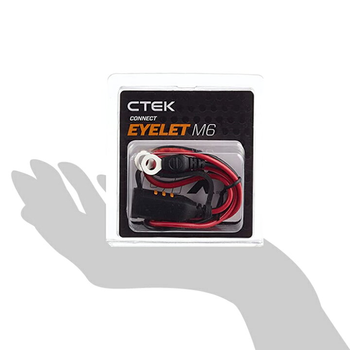 送料無料 Ctek シーテック Ctek バッテリーケーブル カーアクセサリー 400mm 56 260 コネクションリード M6 車 エンジンスターターパーツ