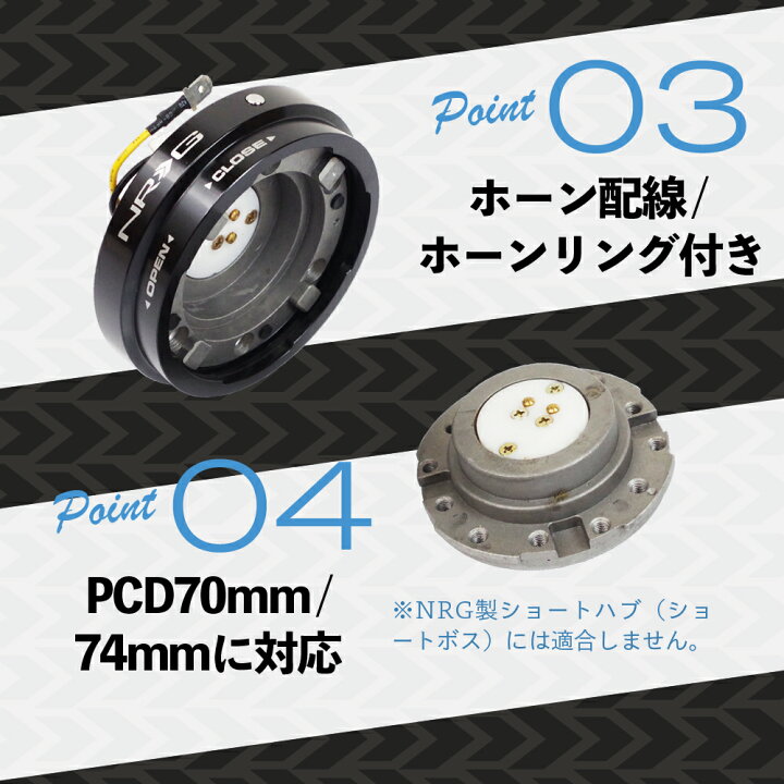 楽天市場】【 送料無料 】 NRG SRK-400 薄型 クイックリリースキット 
